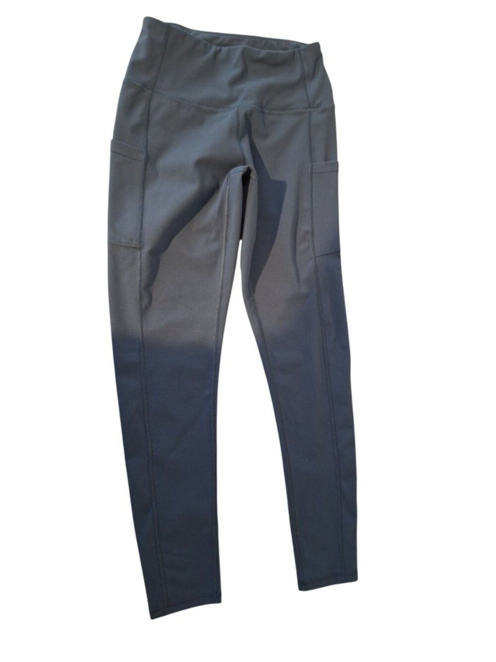 Ewedoos Yoga Leggings M Gray High Waist Pockets Stretch Activewear Athletisure